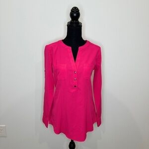 Lilac Bloom Pink Long Sleeve Blouse (S)